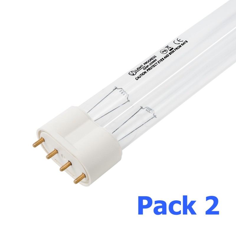 Multi-pack (2 units) GHP-35WH  - Germicidal Lamps 35W - 2G11 -(220 mm)-LP