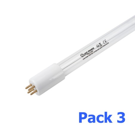 Multi-pack (3 units) GHA3-65W - Germicidal Lamps AMALGAMA 65W- 4pin (T6 x 357 mm) - AMALGAMA-LP