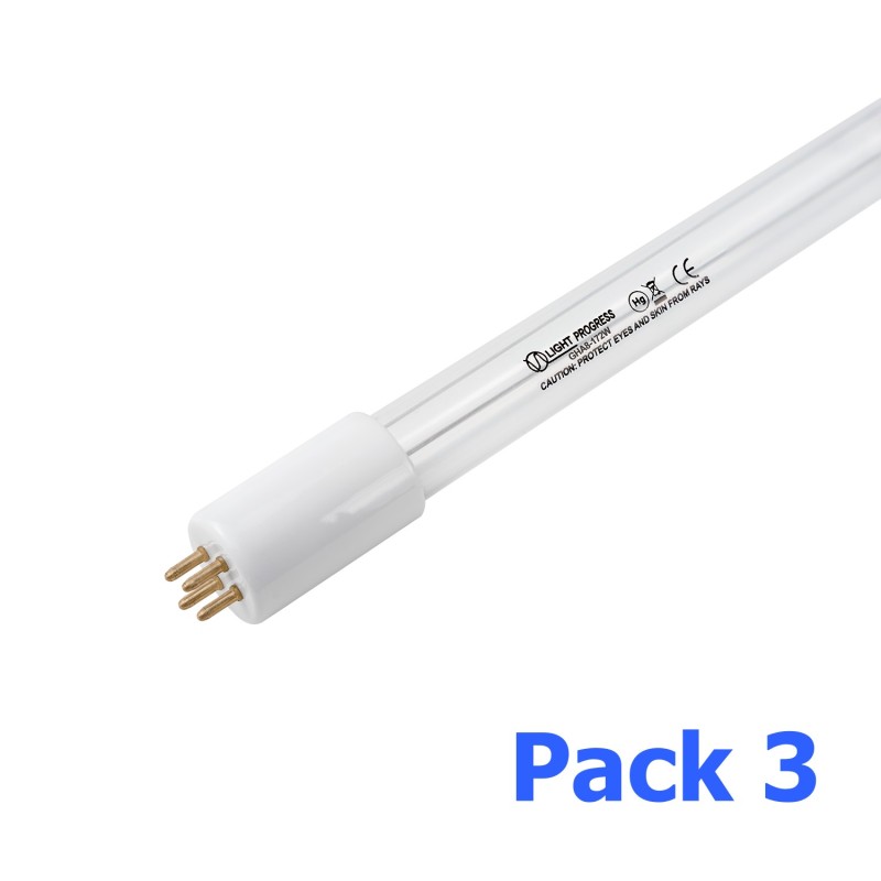 Multi-pack (3 units) GHA8-172W - Germicidal Lamps AMALGAMA 172W-  4pin (T6 x 840 mm) - AMALGAMA-LP