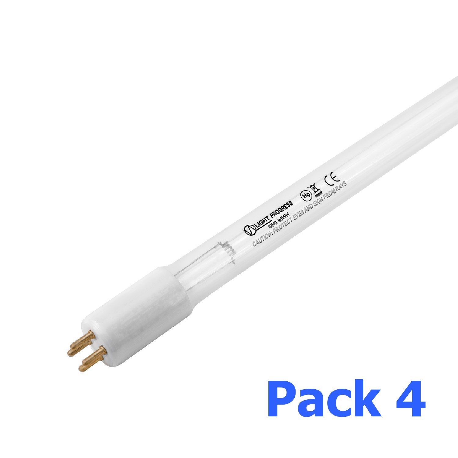 Confezione Multipla (4 pezzi) GH9-90WH - Lampada germicida 90W-HO 4pin (T5 x 910 mm)-LP