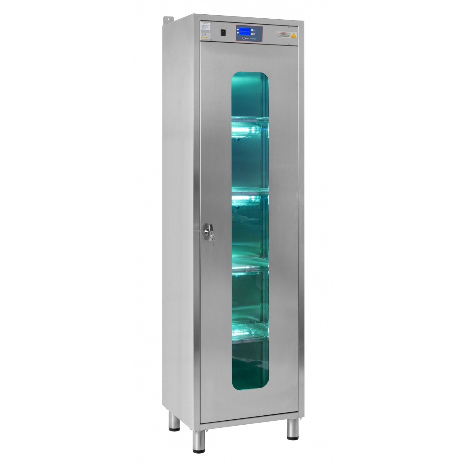 UV-C Disinfection Cabinet for Objects and Instruments – Floor Standing – 60x45x210 cm – Lamp Power 200W