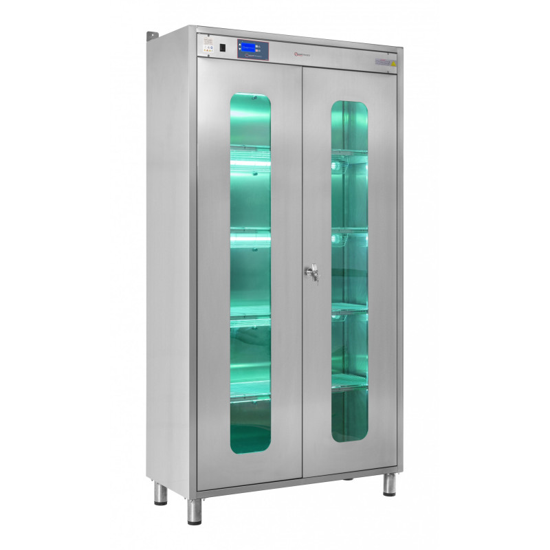 Cabinet for UV-C Disinfection of Objects and Instruments