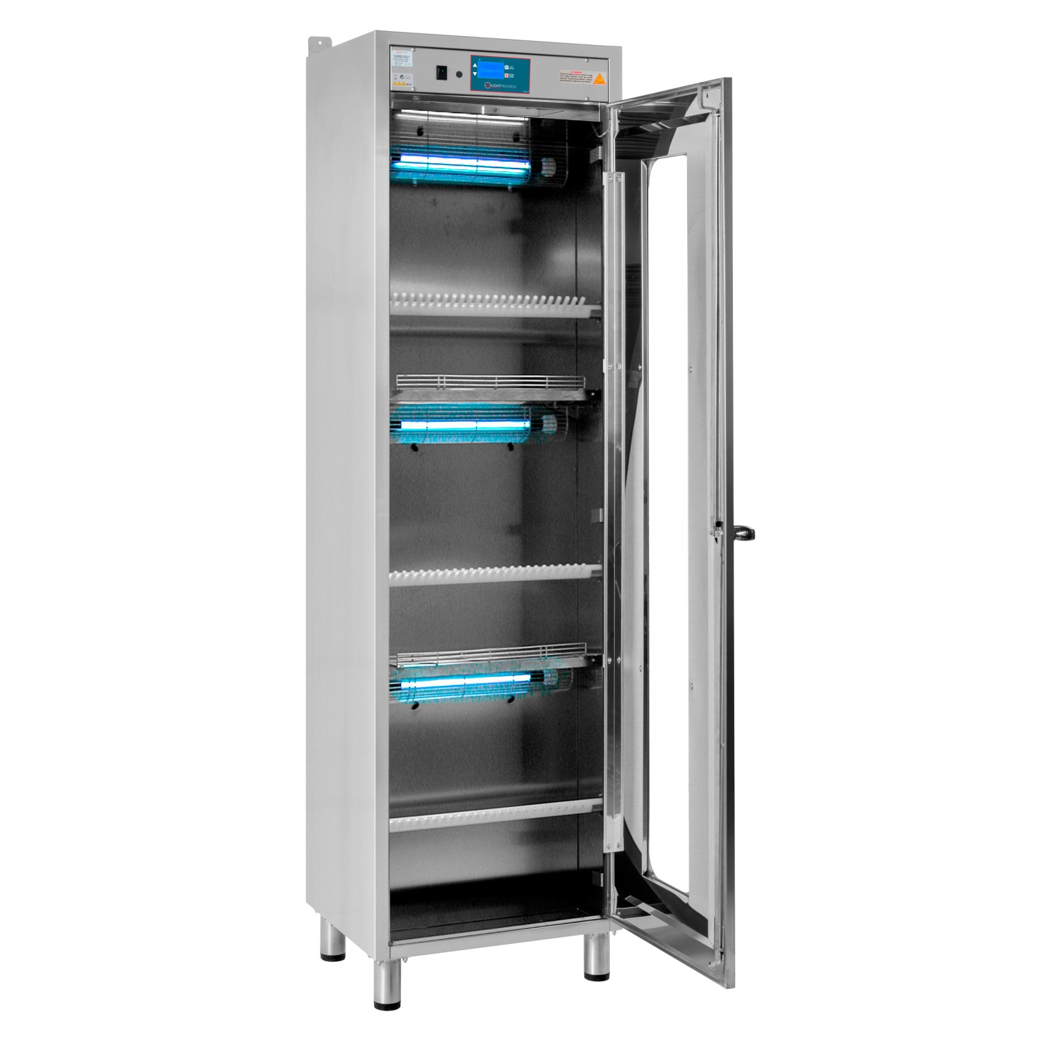 Armadio per Disinfezione UV-C di Coltelli – Installazione a Pavimento – 60x45x210 cm – Potenza Lampade 130W
