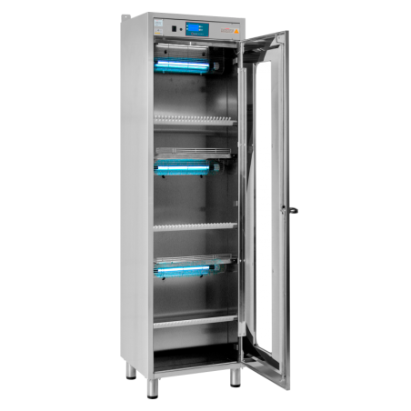 Cabinet for UV-C Disinfection of Knives