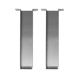 Staffe di sospensione a soffitto (set 2 pezzi), acciaio inox, 20 cm., per modelli UV-REFLEX-SC/B-NX