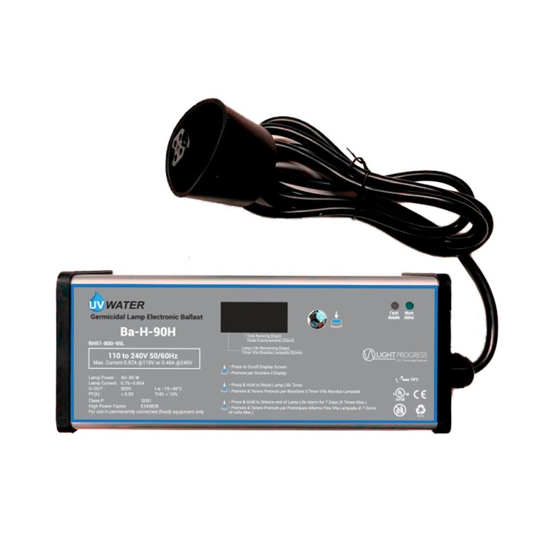 Ba-H-90H - Supply Box with Hour Counter & Alarm for UV-WATER