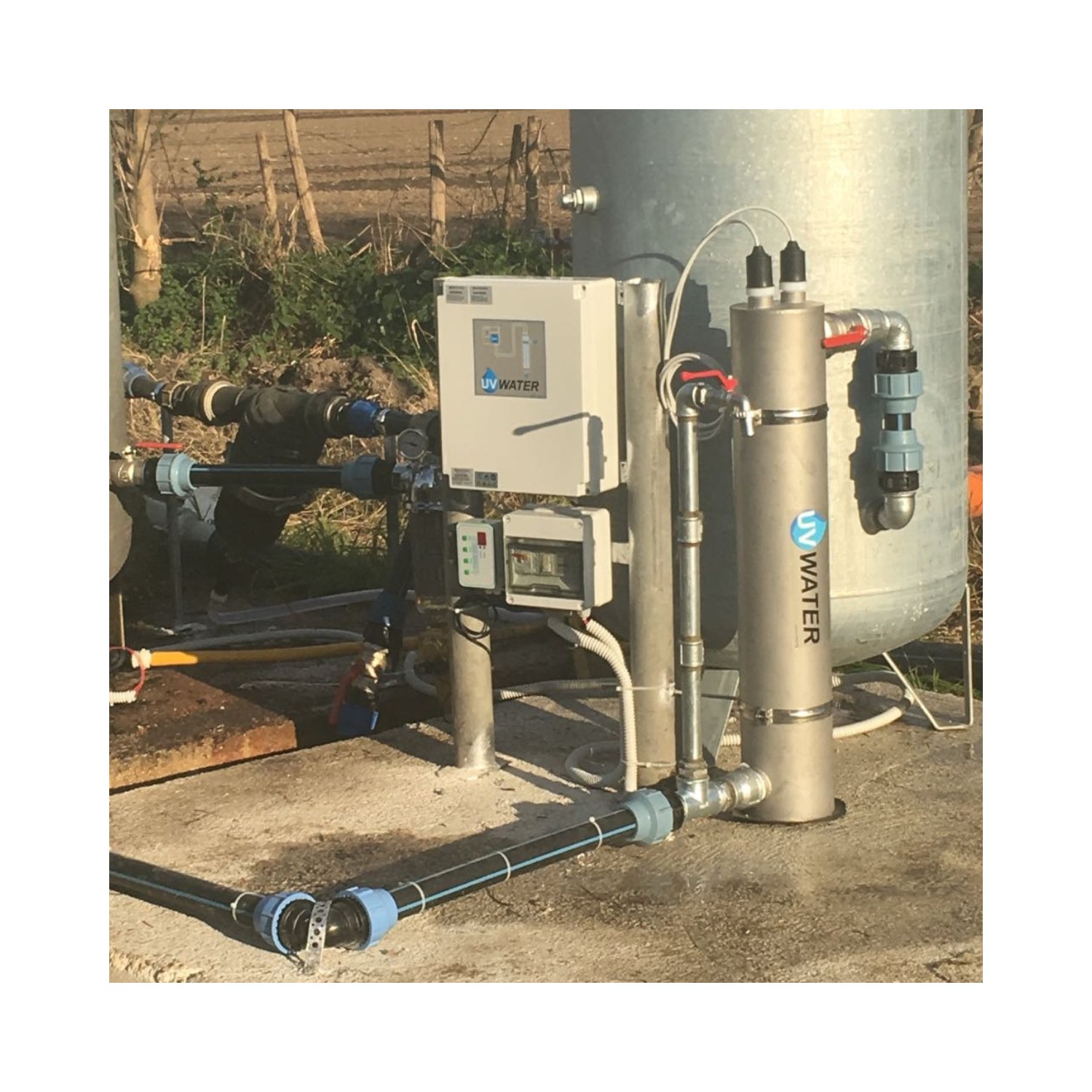 Debatterizzatore Acqua a raggi UV-C - UV-WATER-90H-Ba - Portata trattata 8.000 l/h