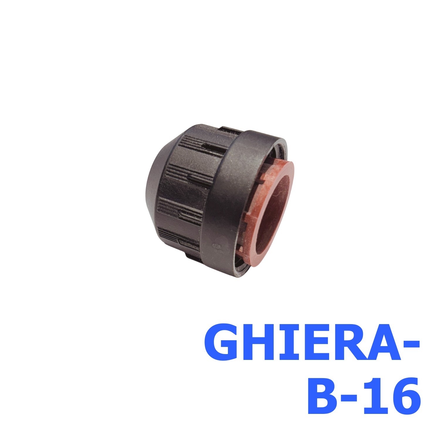 Confezione Multipla (2 pezzi)  GHIERA-B-16 - Ghiera per portalampada, D16 mm, T5, (IP67)