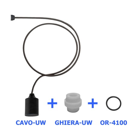 Kit ricambio – cavo di connessione, ghiera e O’ring per UV-WATER